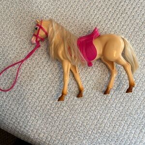 Barbie Horse with Pink Saddle